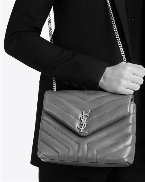 ysl loulou in grey|Loulou Handbags Collection for Women .